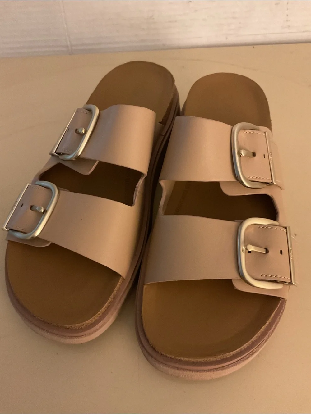 Fitflop Women's Double-Buckle Platform Gen-FF sandals US 7